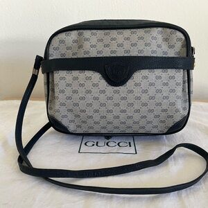 Gucci Micro GG Crossbody Blue Rare 1980’s